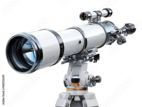 Fototapeta microscope on white background