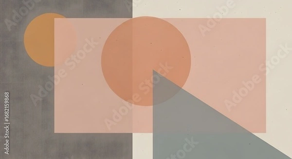 Fototapeta Geometric Shapes Abstract Composition