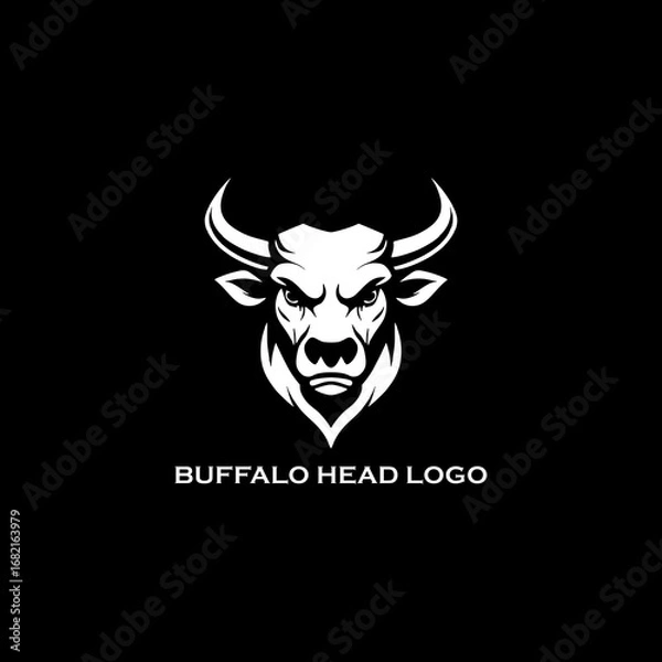 Obraz bull head logo