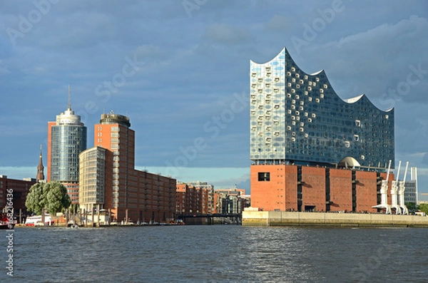 Obraz Widok na Elbphilharmonie