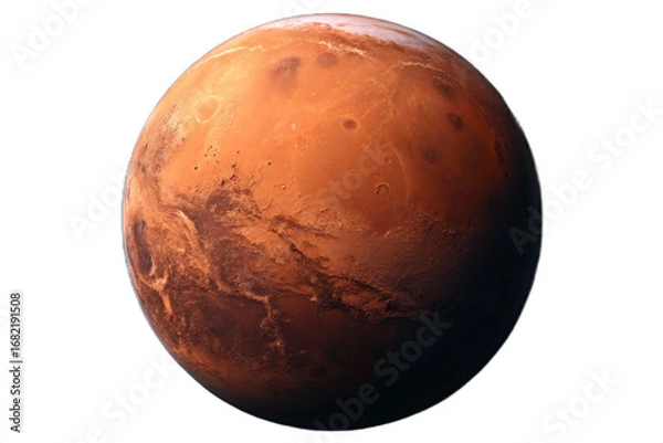 Fototapeta Mars isolated tranaparant background