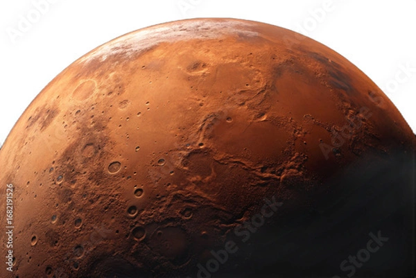 Fototapeta Mars isolated tranaparant background
