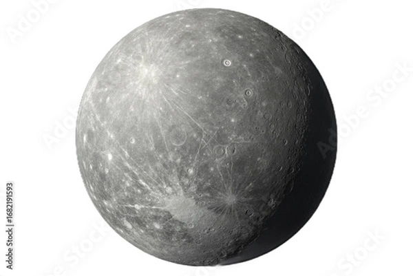 Fototapeta Mercury isolated tranaparant background