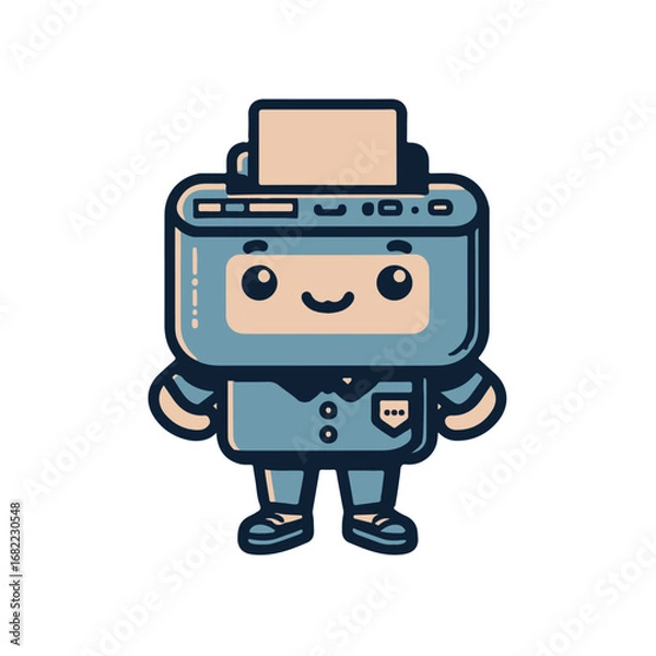 Obraz Ilustration cute print boy