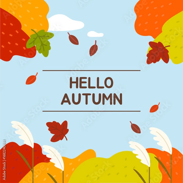 Obraz Autumn template