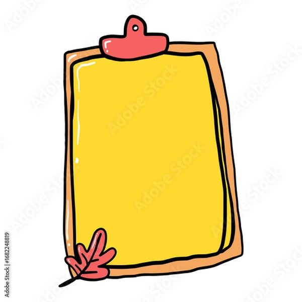 Obraz Groovy Nurse Doodle element for Fall or Autumn