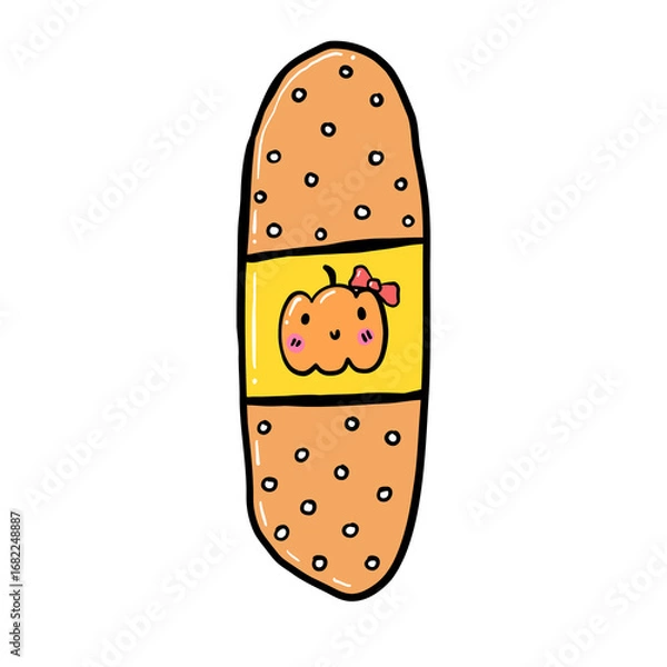 Obraz Groovy Nurse Doodle element for Fall or Autumn