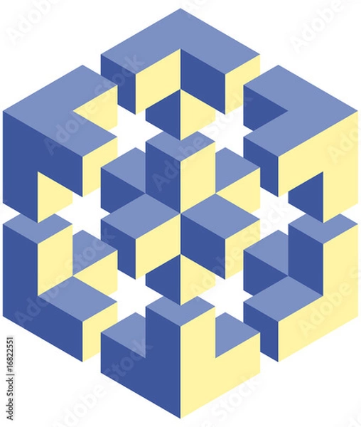 Fototapeta Optical illusion