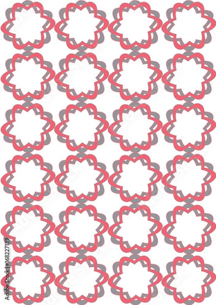 Fototapeta Abstract flowers,vector, background