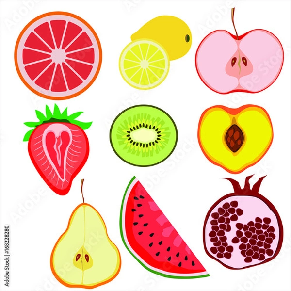 Fototapeta Fruit icon