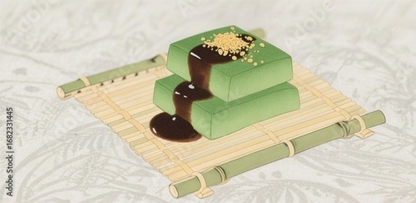 Obraz Mung bean cake