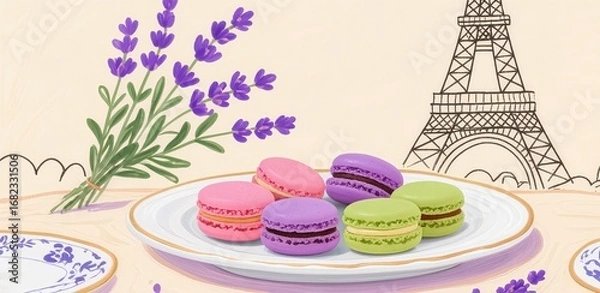 Fototapeta macaroon