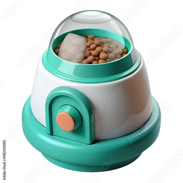 Obraz Modern Soy Milk Maker - 3D Render of Compact and