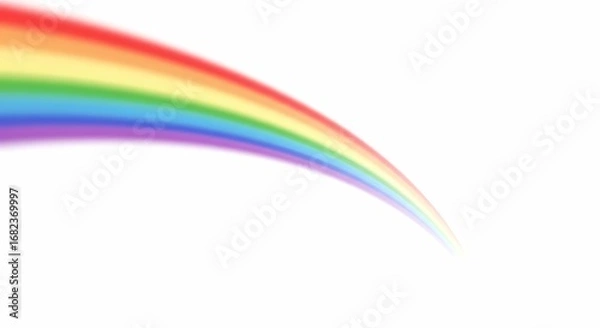 Fototapeta Vibrant Rainbow Arc Colorful Spectrum Background for Design Projects
