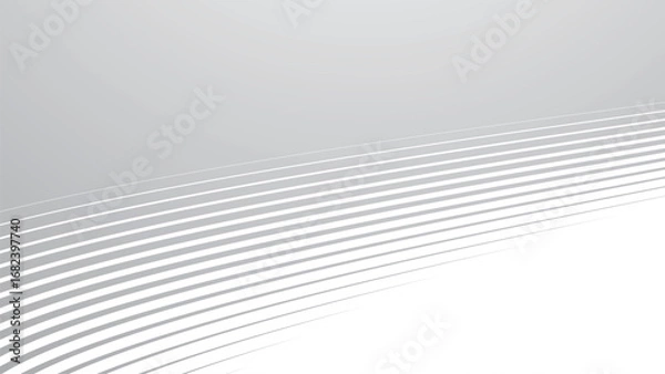 Fototapeta Grey Abstract Background with White Line Modern Minimal Pattern Texture Vector Graphic Design