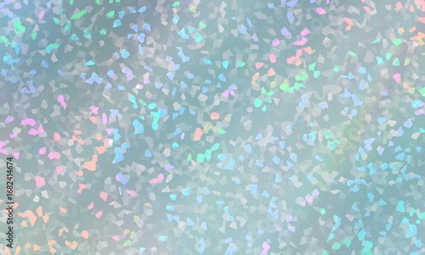 Obraz クリスタル型のホログラムの背景