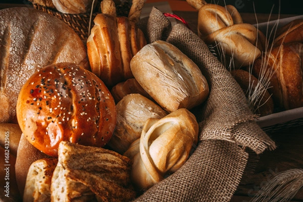 Obraz Panes en cesta