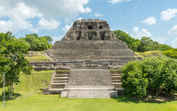Obraz Ruiny Xunantunich Maya, Belize