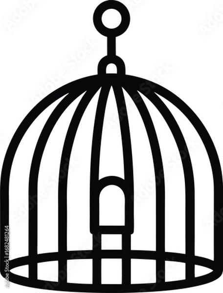 Obraz Birdcage Icon