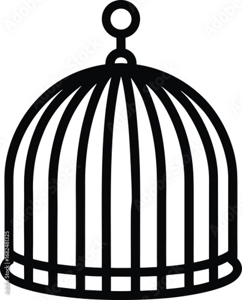 Fototapeta Birdcage Icon