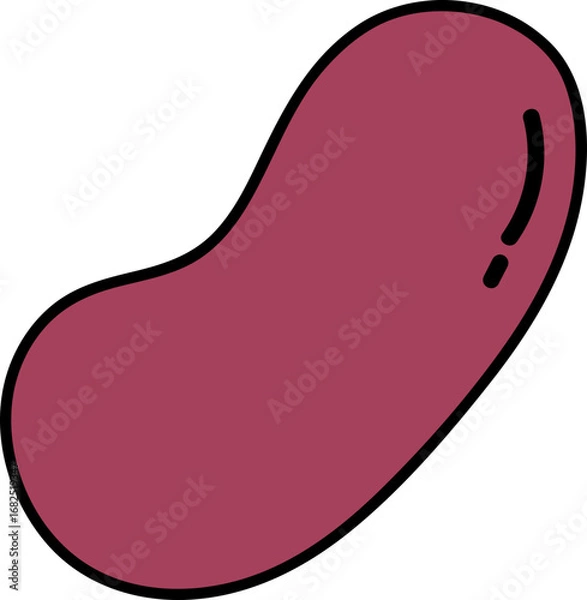 Obraz 강낭콩 일러스트