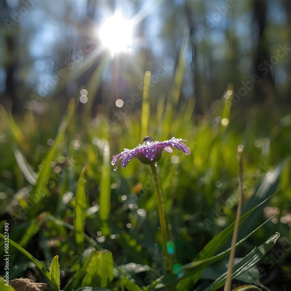 Obraz flower in the grass