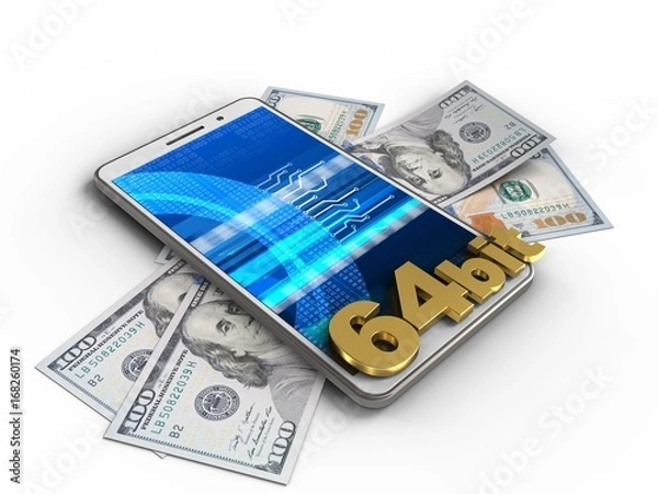 Fototapeta 3d banknotes