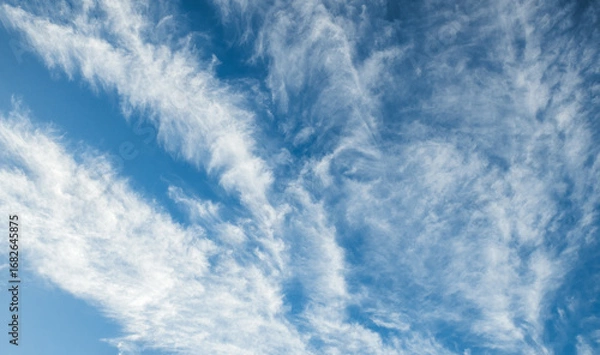 Fototapeta sky, fluffy white clouds, freedom, beauty, atmosphere, background pattern, clean, colorful, light blue