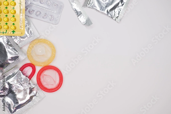 Obraz condom. Safe sex