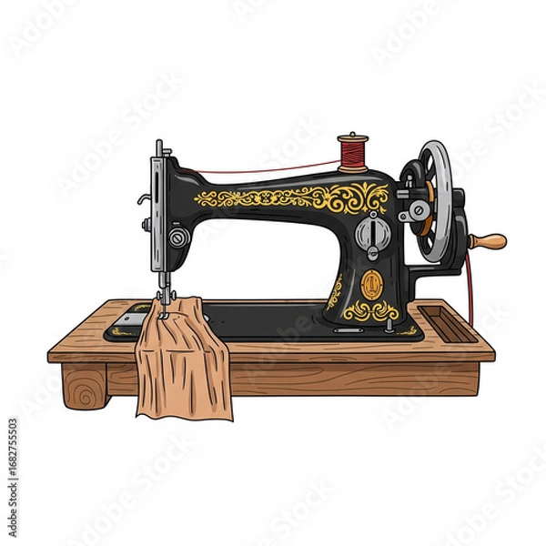 Obraz old sewing machine