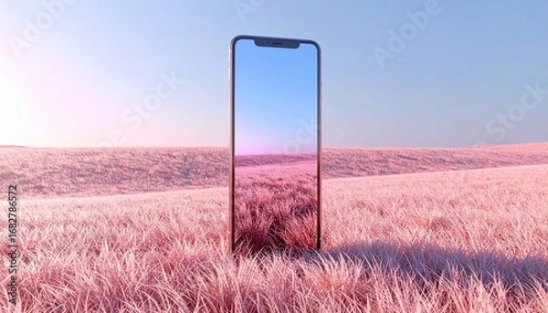 Fototapeta Mobile Wallet Isolated