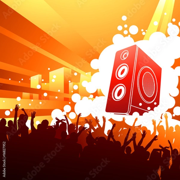 Fototapeta night club