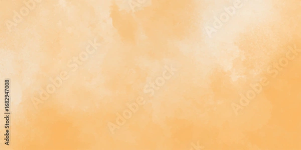 Fototapeta Abstract orange pastel watercolor stains background,abstract grunge watercolor background.perfect for invitation background or wallpaper,old pastel peach and soft light orange,