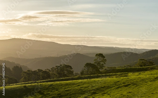 Obraz View from Lithgow contryside town in NSW Australia