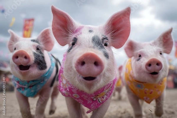 Fototapeta Modern living room with futuristic digital interface showcasing smart home features.