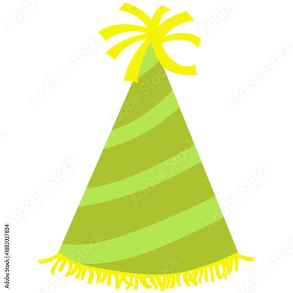 Fototapeta Party Hat Illustration Vector Flat Design