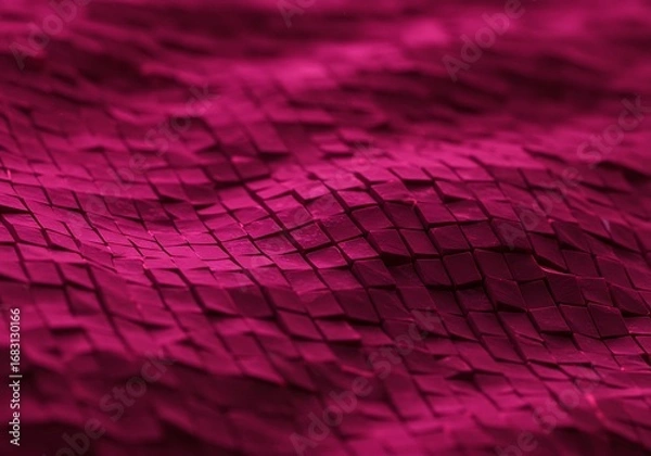 Fototapeta Abstract magenta textured fabric with geometric pattern