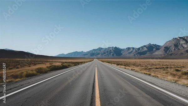 Obraz road in the desert