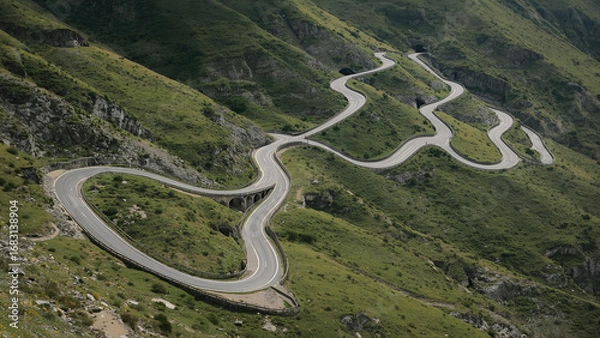 Obraz mountain roads