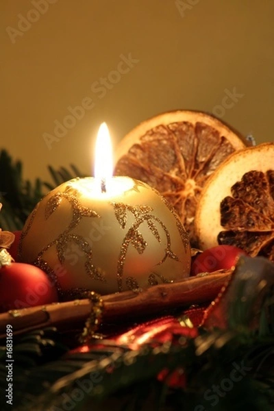 Obraz Advent, Advent ein LIchtlein brennt