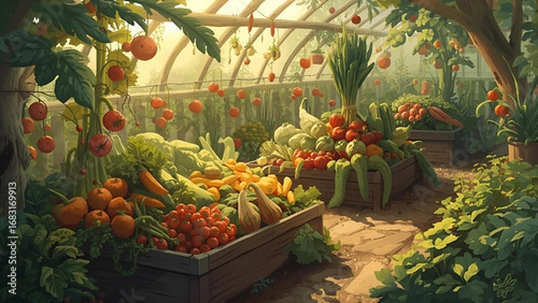 Obraz fruit and vegetables