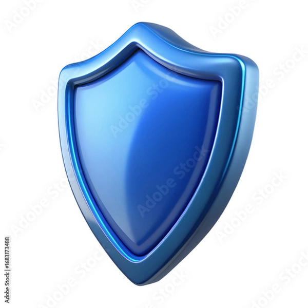 Fototapeta 3D Shield Icon – Security Protection
