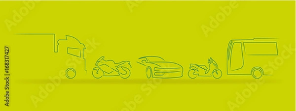 Obraz Fahrschule Logo symbol