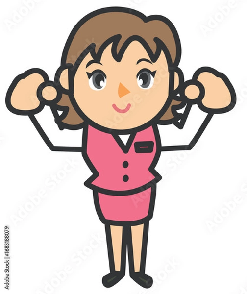 Obraz 頑張る事務員さん