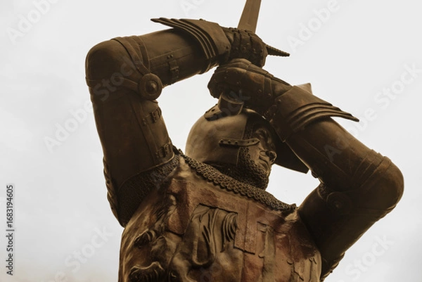 Obraz medieval statue 