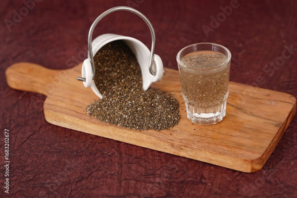 Obraz Chia Seeds Water