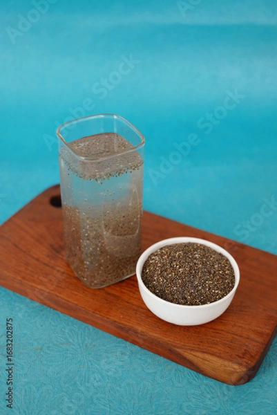 Obraz Chia Seeds Water