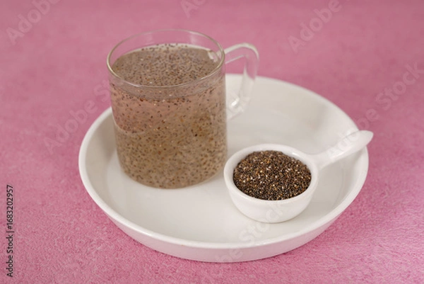 Obraz Chia Seeds Water