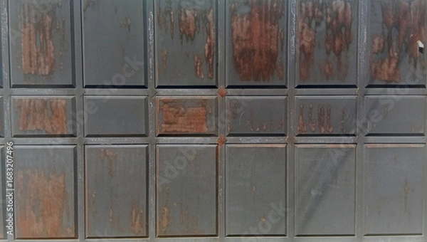 Obraz old metal door background