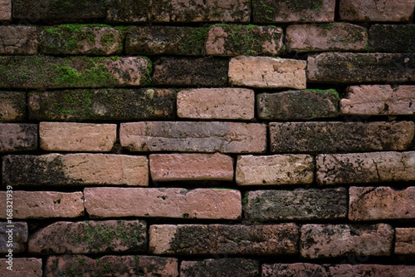 Obraz Old brick wall texture background